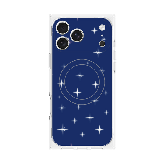 Premium Square Case with MagSafe［ Glitter - Blue ］