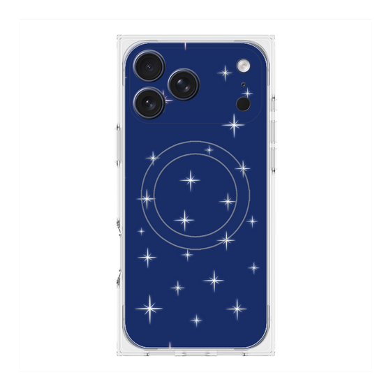 Premium Square Case with MagSafe［ Glitter - Blue ］