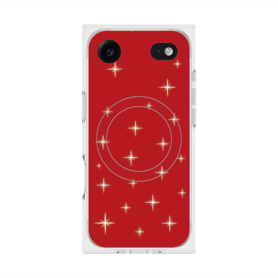Premium Square Case with MagSafe［ Glitter - Red ］