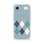 Premium Square Case with MagSafe［ Nordic Argyle - Blue ］