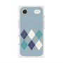 Premium Square Case with MagSafe［ Nordic Argyle - Blue ］