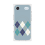 Premium Square Case with MagSafe［ Nordic Argyle - Blue ］