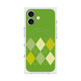 Premium Square Case with MagSafe［ Nordic Argyle - Green ］