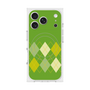Premium Square Case with MagSafe［ Nordic Argyle - Green ］