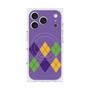 Premium Square Case with MagSafe［ Nordic Argyle - Purple ］