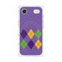 Premium Square Case with MagSafe［ Nordic Argyle - Purple ］