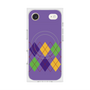 Premium Square Case with MagSafe［ Nordic Argyle - Purple ］