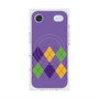 Premium Square Case with MagSafe［ Nordic Argyle - Purple ］