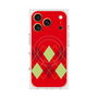 Premium Square Case with MagSafe［ Nordic Argyle - Red ］