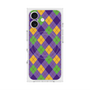 Premium Square Case with MagSafe［ Argyle - Purple ］