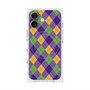 Premium Square Case with MagSafe［ Argyle - Purple ］