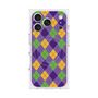 Premium Square Case with MagSafe［ Argyle - Purple ］