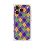 Premium Square Case with MagSafe［ Argyle - Purple ］