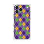 Premium Square Case with MagSafe［ Argyle - Purple ］