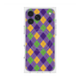 Premium Square Case with MagSafe［ Argyle - Purple ］
