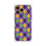 Premium Square Case with MagSafe［ Argyle - Purple ］