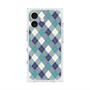 Premium Square Case with MagSafe［ Argyle - Blue ］