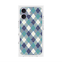 Premium Square Case with MagSafe［ Argyle - Blue ］