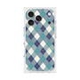 Premium Square Case with MagSafe［ Argyle - Blue ］