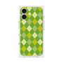 Premium Square Case with MagSafe［ Argyle - Green ］