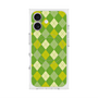 Premium Square Case with MagSafe［ Argyle - Green ］