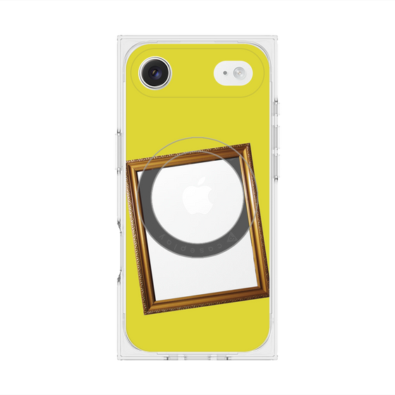 Premium Square Case with MagSafe［ Photo Frame - Yellow ］