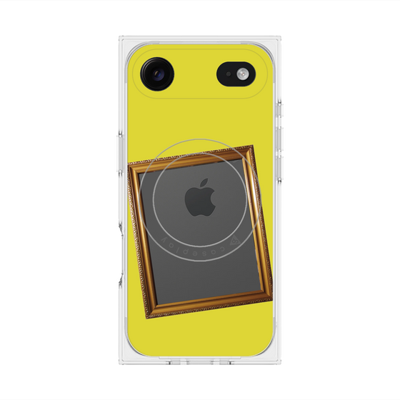 Premium Square Case with MagSafe［ Photo Frame - Yellow ］