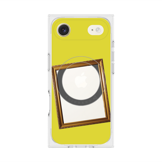 Premium Square Case with MagSafe［ Photo Frame - Yellow ］