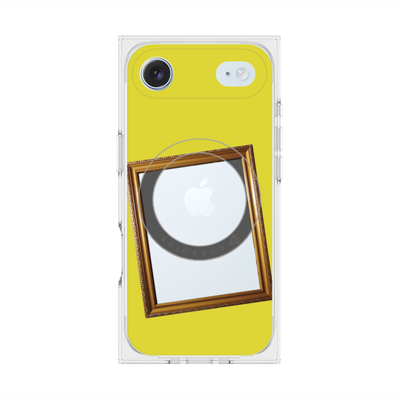 Premium Square Case with MagSafe［ Photo Frame - Yellow ］