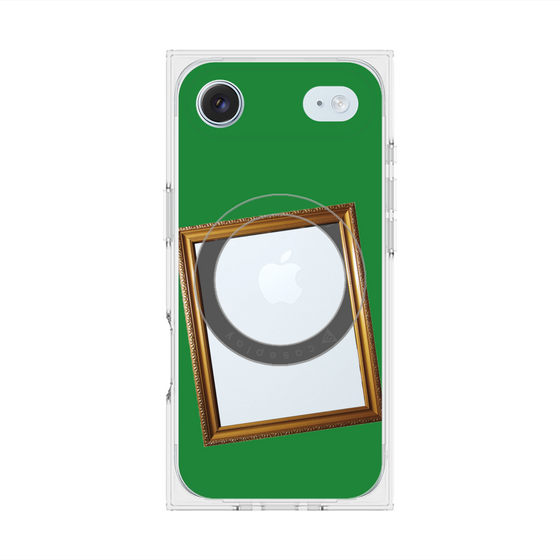 Premium Square Case with MagSafe［ Photo Frame - Green ］