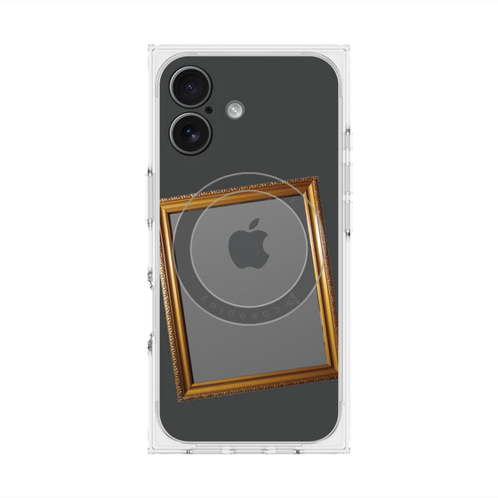 Premium Square Case with MagSafe［ Photo Frame - Gray ］