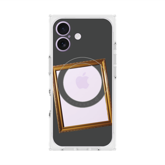 Premium Square Case with MagSafe［ Photo Frame - Gray ］