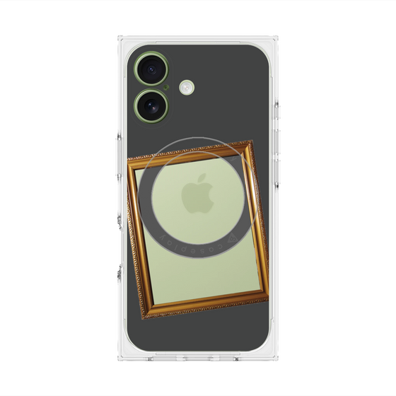 Premium Square Case with MagSafe［ Photo Frame - Gray ］