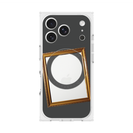 Premium Square Case with MagSafe［ Photo Frame - Gray ］