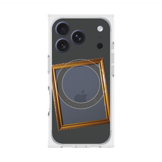 Premium Square Case with MagSafe［ Photo Frame - Gray ］