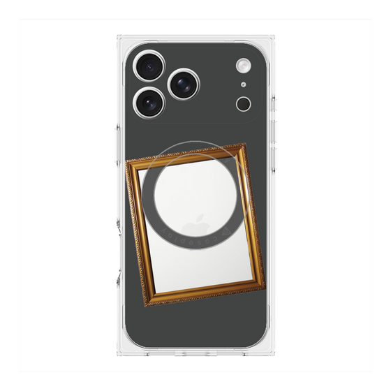 Premium Square Case with MagSafe［ Photo Frame - Gray ］