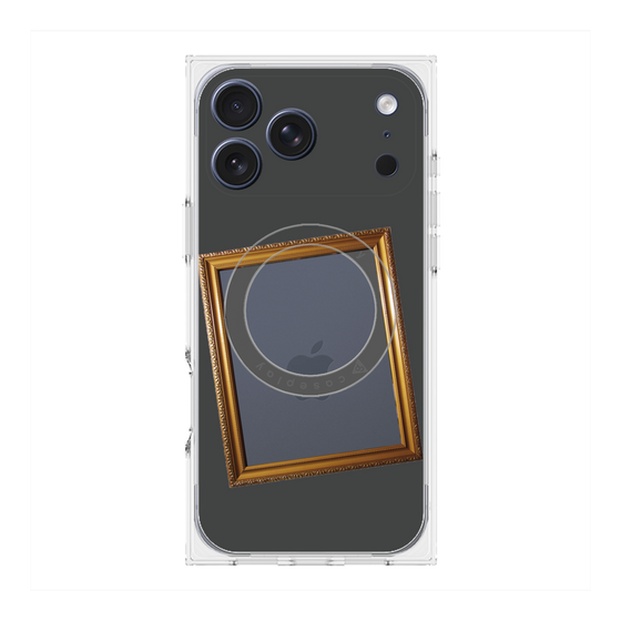 Premium Square Case with MagSafe［ Photo Frame - Gray ］