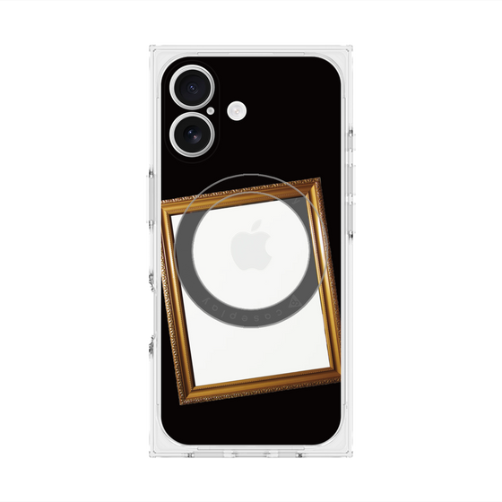 Premium Square Case with MagSafe［ Photo Frame - Black ］