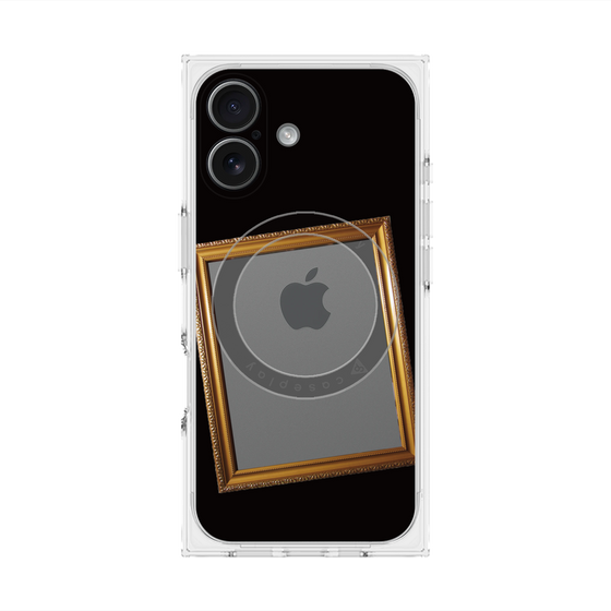 Premium Square Case with MagSafe［ Photo Frame - Black ］