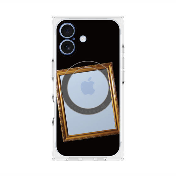 Premium Square Case with MagSafe［ Photo Frame - Black ］