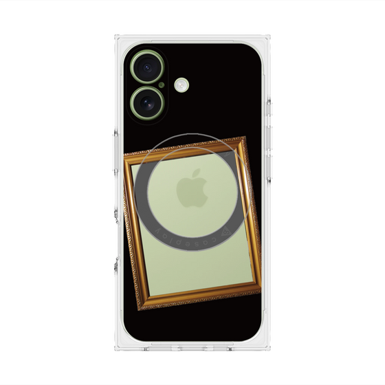 Premium Square Case with MagSafe［ Photo Frame - Black ］