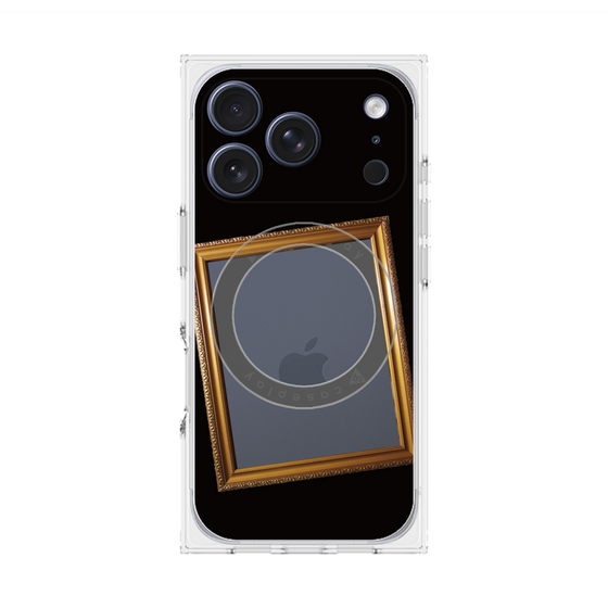 Premium Square Case with MagSafe［ Photo Frame - Black ］