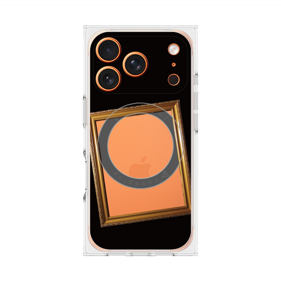 Premium Square Case with MagSafe［ Photo Frame - Black ］