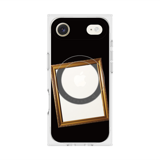 Premium Square Case with MagSafe［ Photo Frame - Black ］