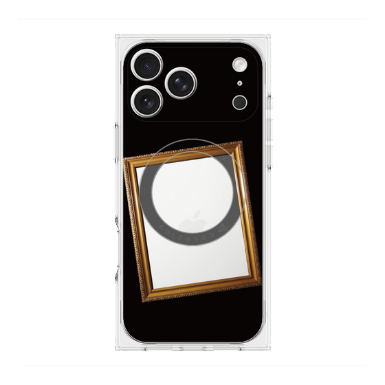 Premium Square Case with MagSafe［ Photo Frame - Black ］