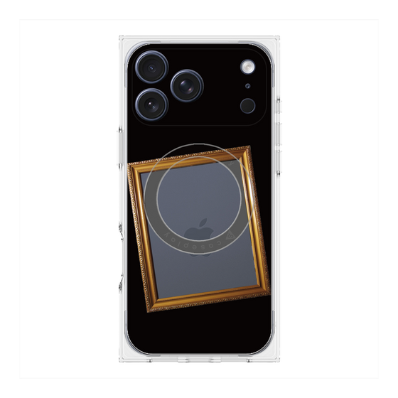 Premium Square Case with MagSafe［ Photo Frame - Black ］