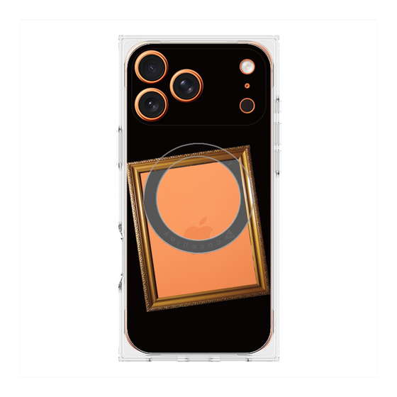 Premium Square Case with MagSafe［ Photo Frame - Black ］