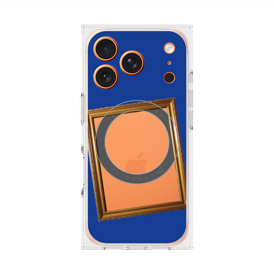 Premium Square Case with MagSafe［ Photo Frame - Blue ］