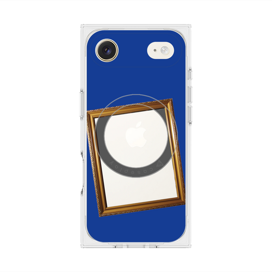 Premium Square Case with MagSafe［ Photo Frame - Blue ］