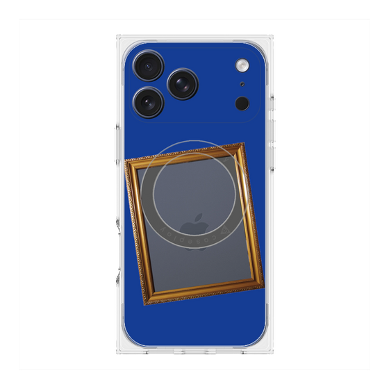 Premium Square Case with MagSafe［ Photo Frame - Blue ］